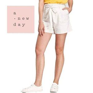 A New Day™ Women's High-Rise Pleat Front Tie Waist‎ Shorts